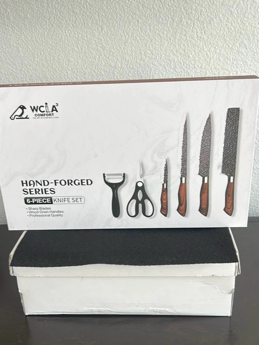 WCi.A Comfort Hand-Forged Series 6-Piece Knife Set NIB